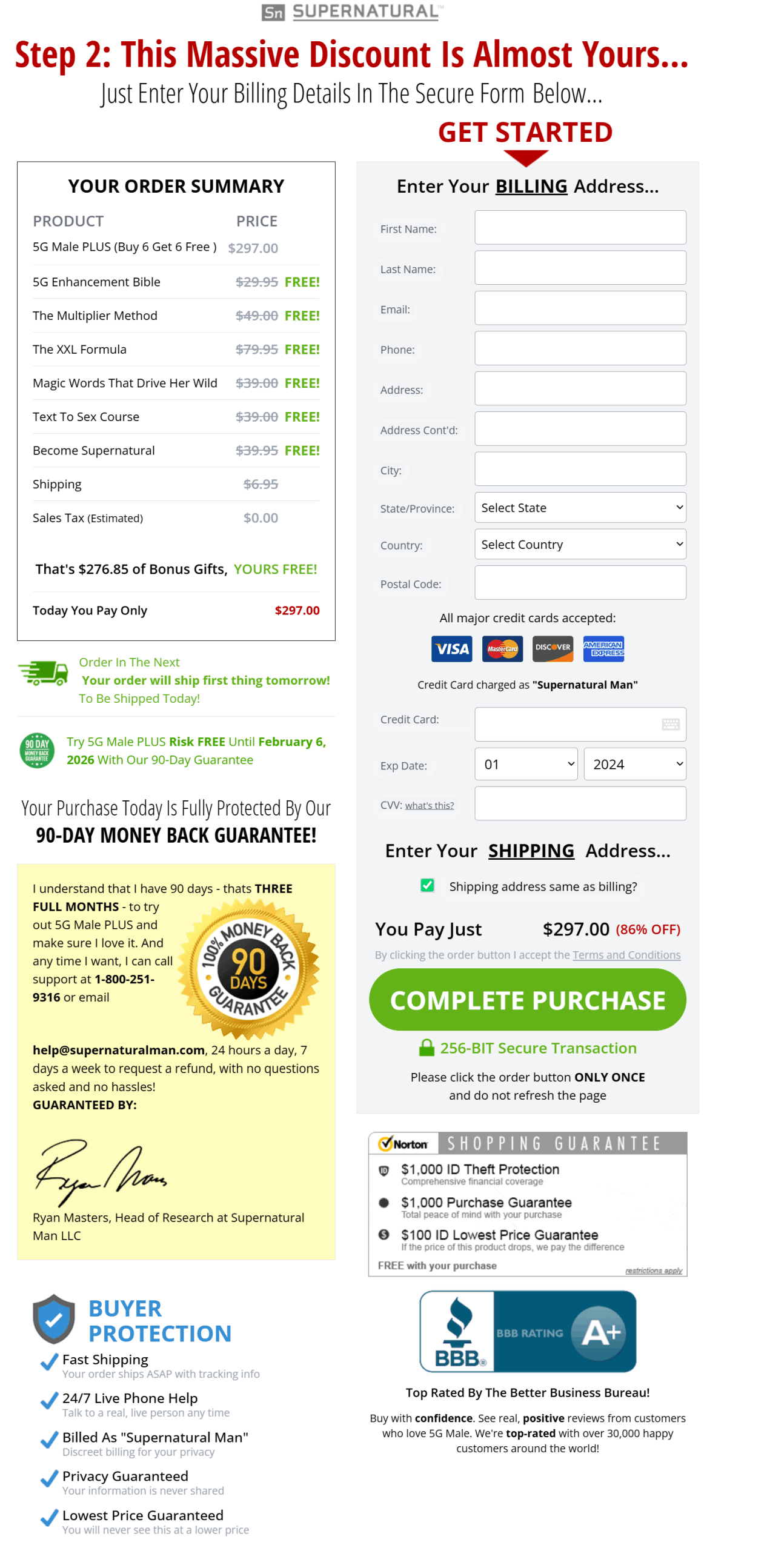 5g male secure checkout